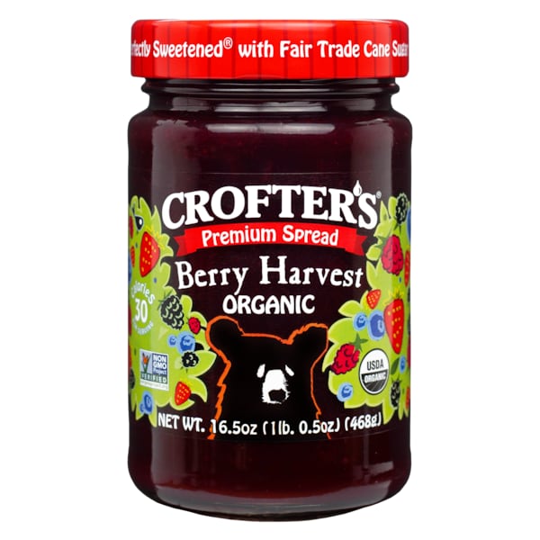 Crofters Organic Spread Premium Harvest Berry 16.5 oz., PK6 60067275006559 - main